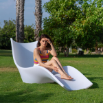 Chaise longue de polietileno, muebles de jardín, tumbonas y chaise longues.
