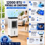 Aire acondicionado portátil 12000 BTU con enfriamiento evaporativo - Imagen 3