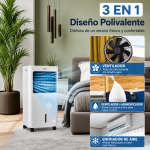 Enfriador de Aire Evaporativo 4 en 1 – Frescor, Humidificación y Purificación - Imagen 2